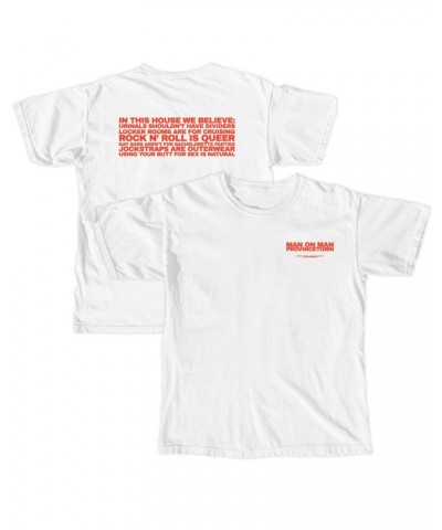 MAN ON MAN M.O.M.’s House T-Shirt (White) $8.36 Shirts