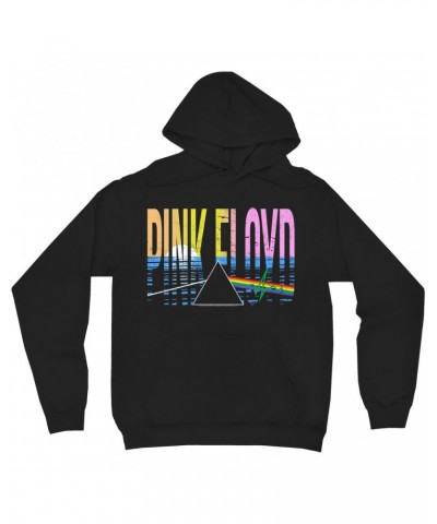 Pink Floyd Hoodie | Dark Side Of The Moon Tropical Sunset Hoodie $15.58 Sweatshirts