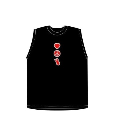 U2 Ladies Black Sleeveless Symbols Shirt $8.75 Shirts