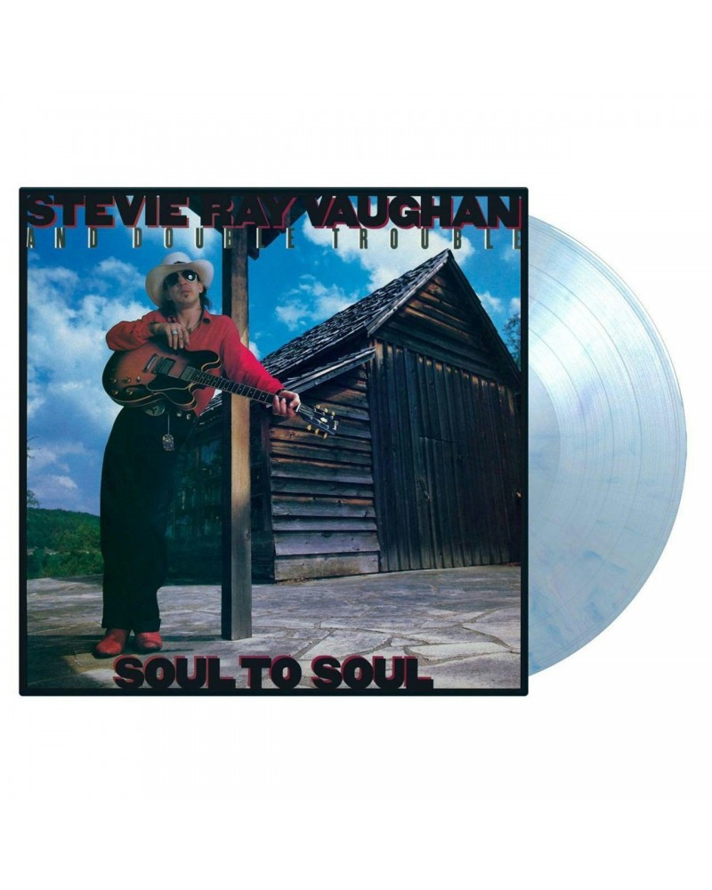 Stevie Ray Vaughan Soul To Soul (Limited/180g/Blue Marble Colored) Vinyl Record $16.80 Vinyl