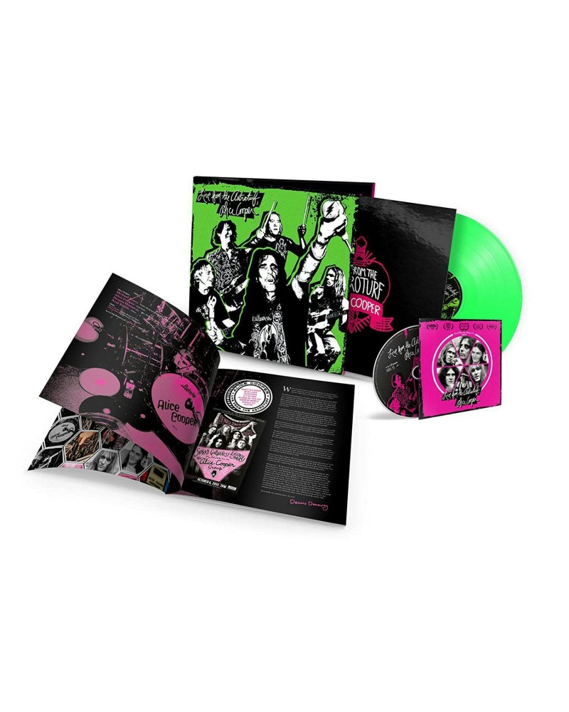 Alice Cooper Live From The Astroturf (Glow-in-the-dark Vinyl/DVD) Vinyl Record $16.40 Vinyl