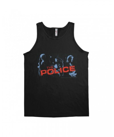 The Police Unisex Tank Top | Band Photo And Logo Red Shirt $10.73 Shirts