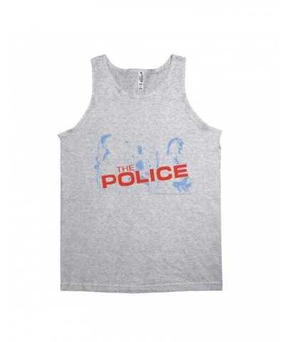 The Police Unisex Tank Top | Band Photo And Logo Red Shirt $10.73 Shirts