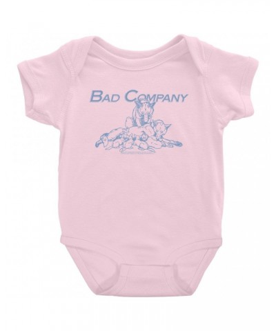 Bad Company Baby Short Sleeve Bodysuit | Run With The Pack Slate Blue Image Bodysuit $5.99 Kids