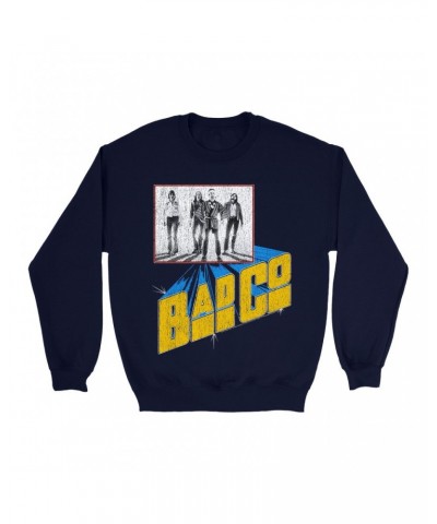 Bad Company Sweatshirt | 1976 Run With The Pack Concert Distressed Sweatshirt $16.78 Sweatshirts