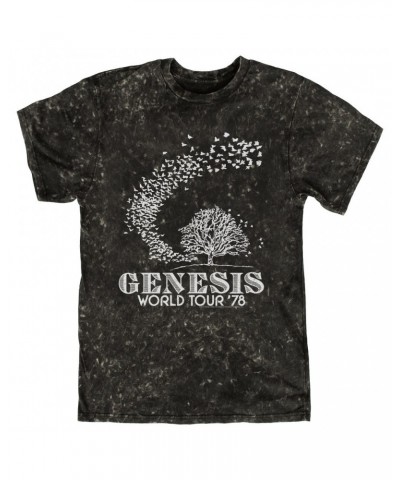 Genesis T-shirt | 1978 World Tour Distressed Mineral Wash Shirt $10.48 Shirts