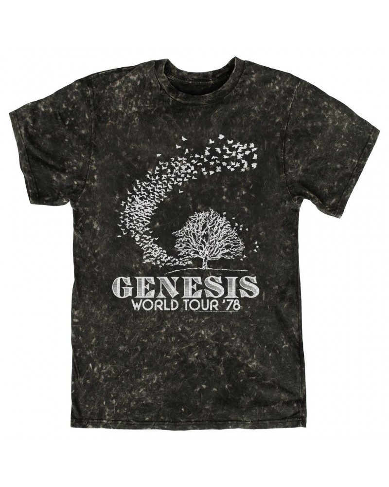 Genesis T-shirt | 1978 World Tour Distressed Mineral Wash Shirt $10.48 Shirts