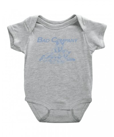 Bad Company Baby Short Sleeve Bodysuit | Run With The Pack Slate Blue Image Bodysuit $5.99 Kids