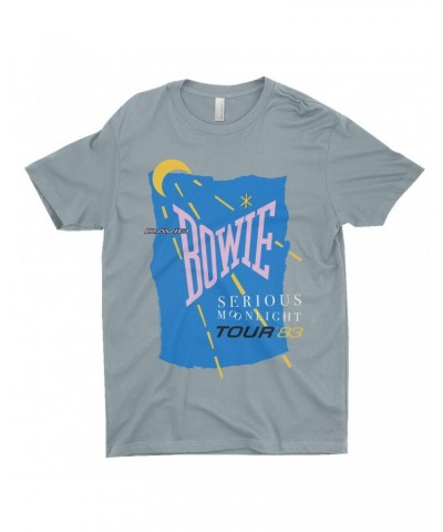 David Bowie T-Shirt | Serious Moonlight 1983 Tour Shirt $7.98 Shirts