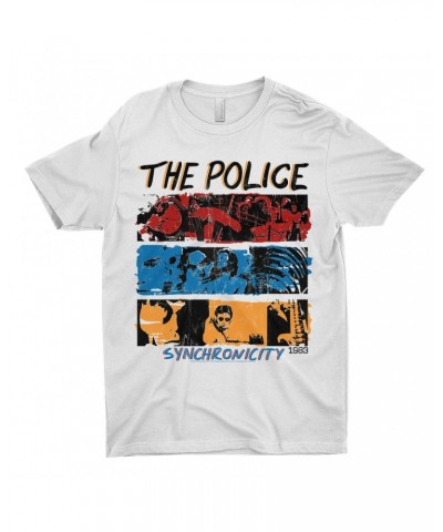 The Police T-Shirt | 1983 Synchronicity Tour Distressed Shirt $12.48 Shirts