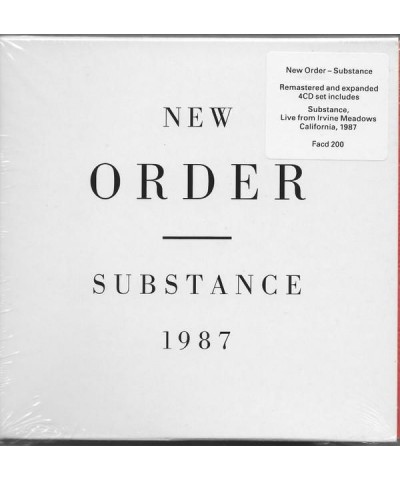 New Order SUBSTANCE (2023 EXPANDED REISSUE) (4CD) CD $25.07 CD