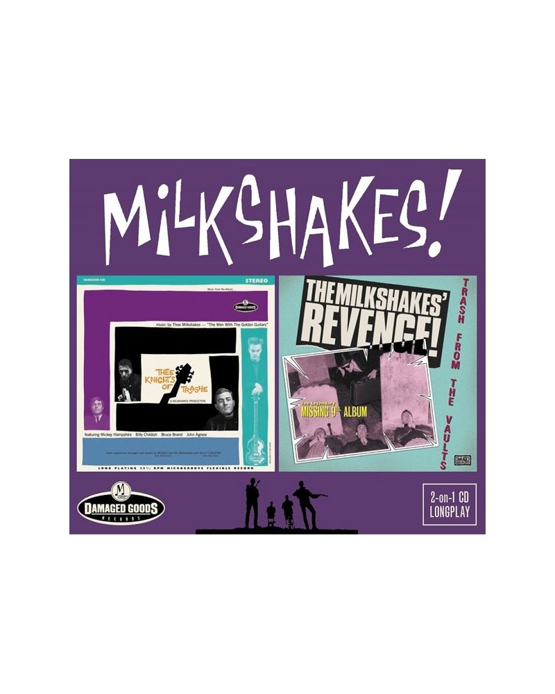 Milkshakes THEE KNIGHTS OF TRASHE / MILKSHAKES REVENGE TRASH CD $7.74 CD