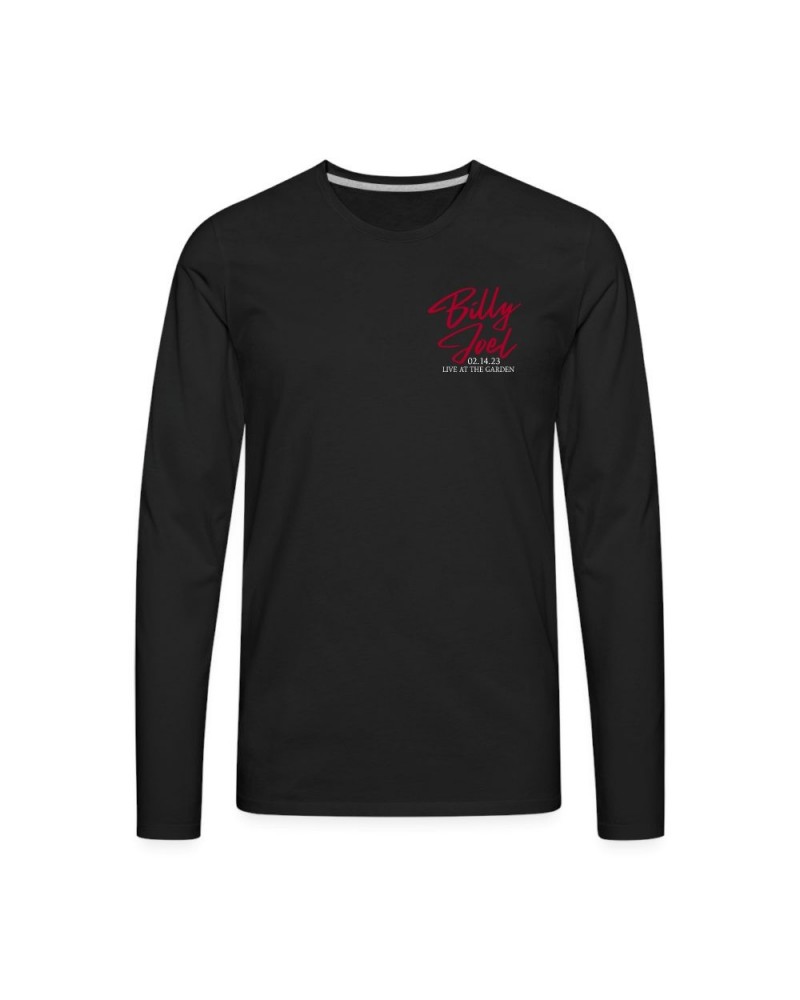 Billy Joel "2-14-23 MSG Set List" Black Long Sleeve Online Exclusive $18.00 Shirts