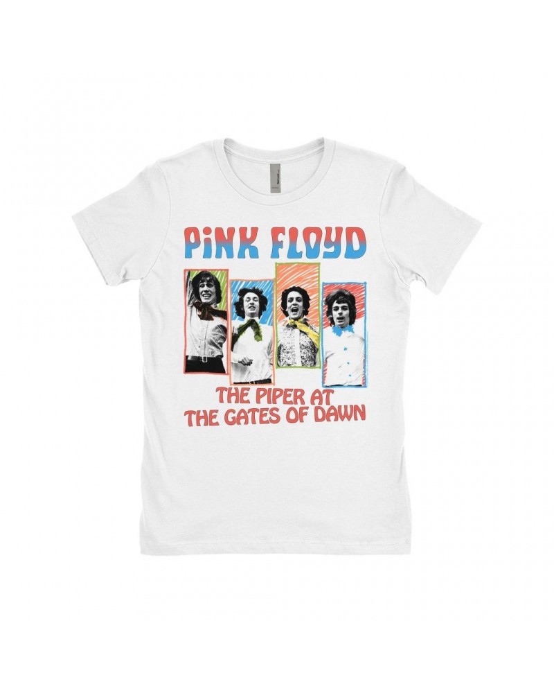 Pink Floyd Ladies' Boyfriend T-Shirt | Piper At The Gates Of Dawn Jump Shirt $7.49 Shirts