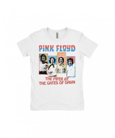 Pink Floyd Ladies' Boyfriend T-Shirt | Piper At The Gates Of Dawn Jump Shirt $7.49 Shirts