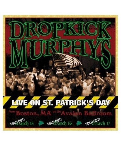 Dropkick Murphys Live On St. Patrick's Day From Boston Ma Vinyl Record $7.03 Vinyl