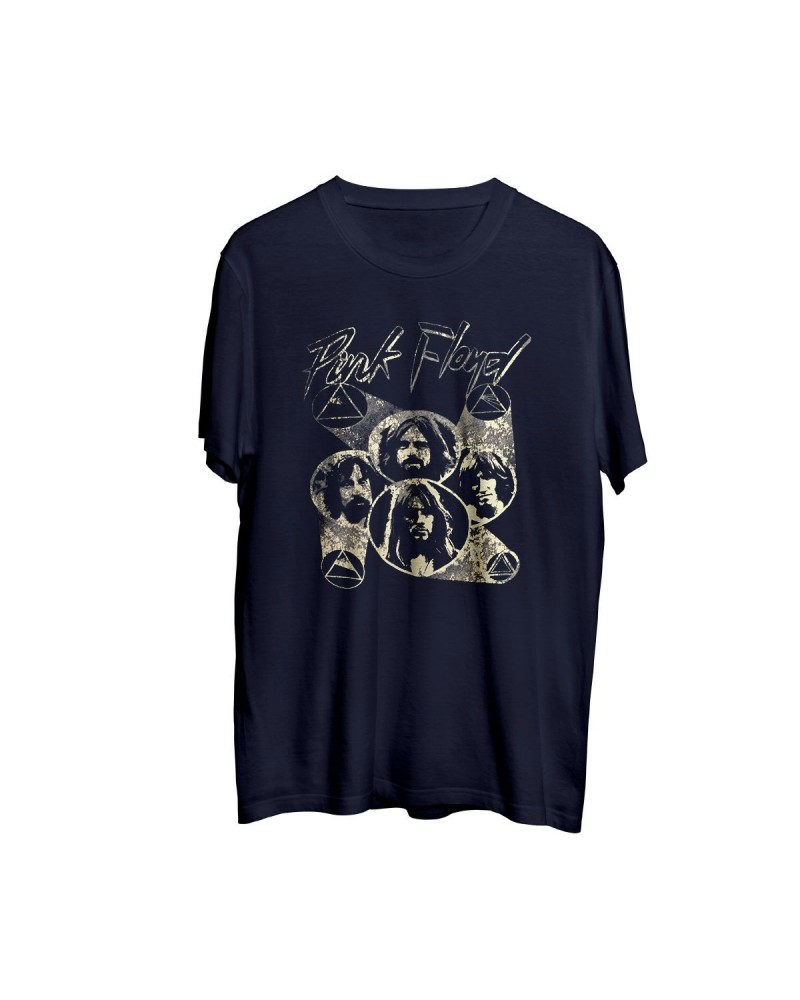 Pink Floyd Navy Ombre Element Concert Tour T-Shirt $1.90 Shirts