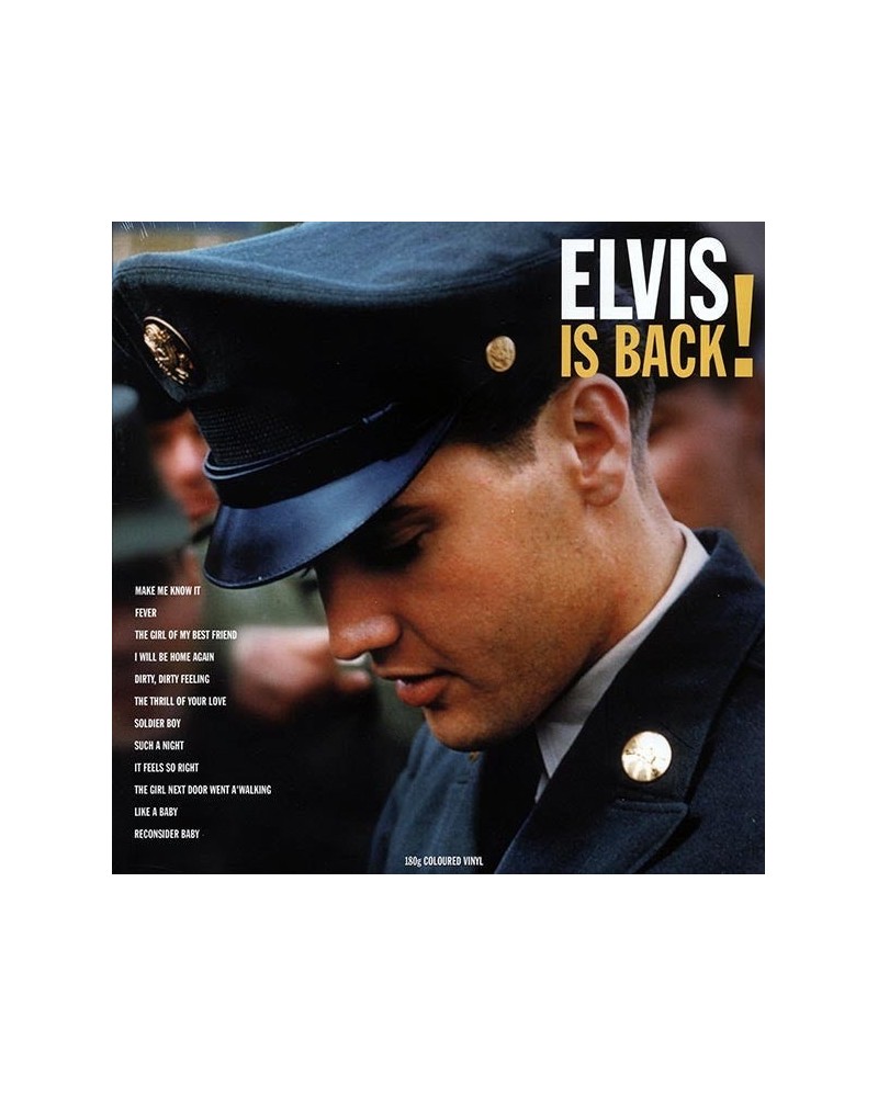 Elvis Presley LP - Elvis Is Back! (180g) (colored vinyl) $15.38 Vinyl