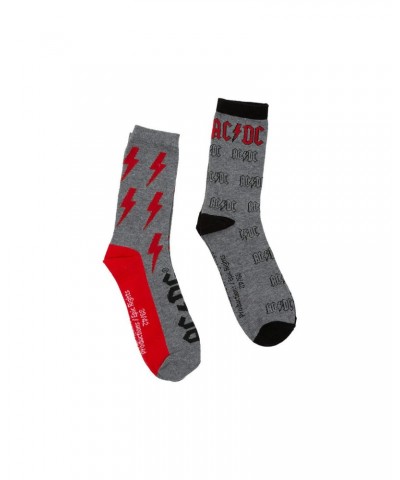 AC/DC Logo & Bolt Socks $11.50 Footware