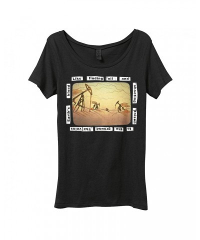 Neil Young Earths Blood ORGANIC Juniors Scoop T-Shirt $9.90 Shirts