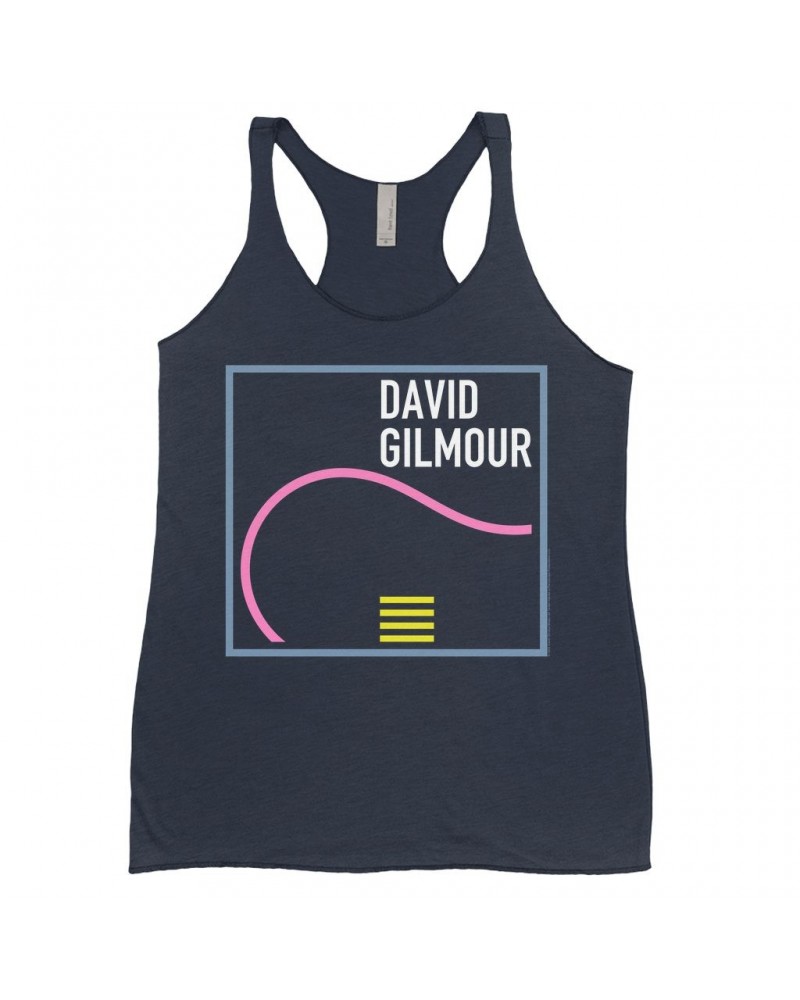 David Gilmour Ladies' Tank Top | Neon Art Logo Shirt $13.90 Shirts