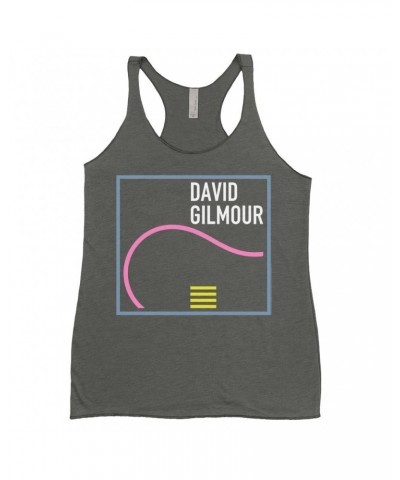 David Gilmour Ladies' Tank Top | Neon Art Logo Shirt $13.90 Shirts