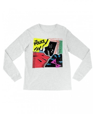 The Police Long Sleeve Shirt | Don't Stand So Close To Me Album Image Distressed Shirt $10.18 Shirts