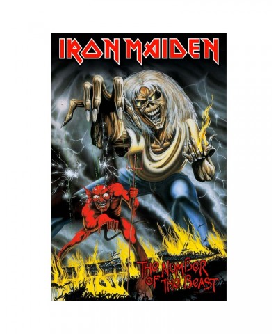 Iron Maiden Textile Poster - Iron Maiden Number of the Beast (Fáni) $16.76 Decor