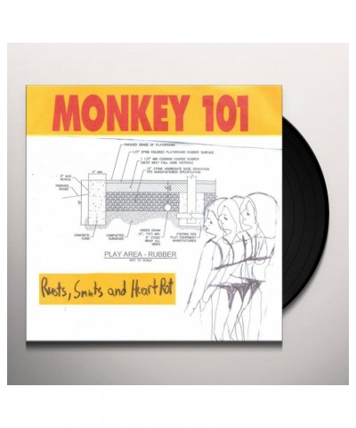 Monkey 101 RUSTS SMUTS & HEART ROT Vinyl Record $10.88 Vinyl