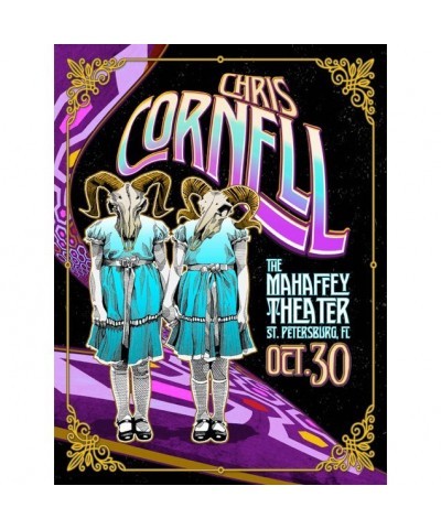 Chris Cornell Event Poster St. Pete $13.78 Decor