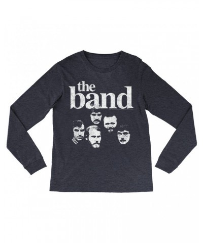 The Band Long Sleeve Shirt | Faces Of With Logo Distressed Shirt $10.48 Shirts