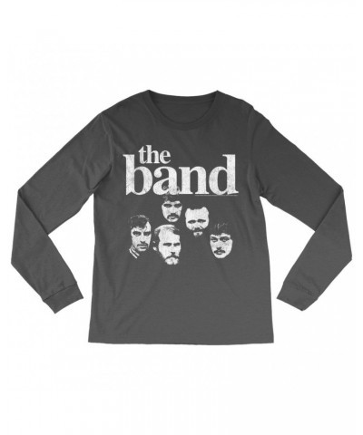 The Band Long Sleeve Shirt | Faces Of With Logo Distressed Shirt $10.48 Shirts