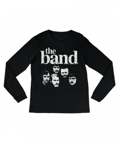 The Band Long Sleeve Shirt | Faces Of With Logo Distressed Shirt $10.48 Shirts