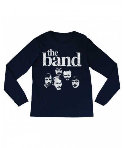 The Band Long Sleeve Shirt | Faces Of With Logo Distressed Shirt $10.48 Shirts