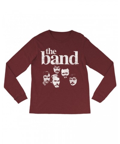 The Band Long Sleeve Shirt | Faces Of With Logo Distressed Shirt $10.48 Shirts