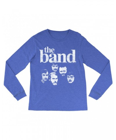 The Band Long Sleeve Shirt | Faces Of With Logo Distressed Shirt $10.48 Shirts