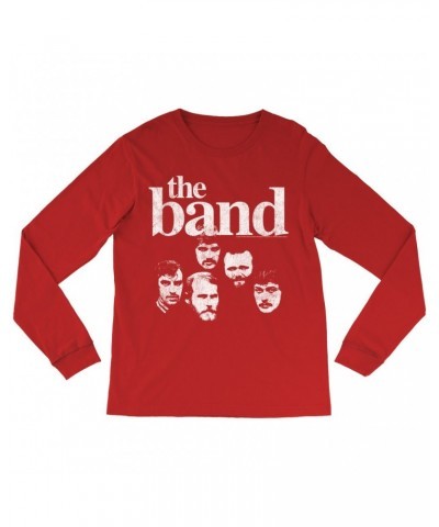 The Band Long Sleeve Shirt | Faces Of With Logo Distressed Shirt $10.48 Shirts