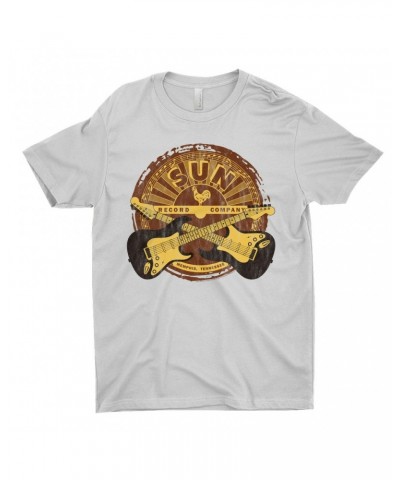 Sun Records T-Shirt | Crossed Guitars Logo Shirt $8.98 Shirts