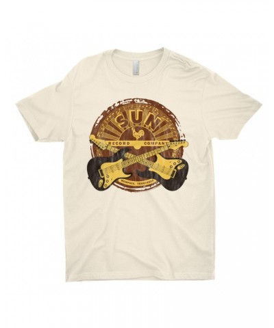 Sun Records T-Shirt | Crossed Guitars Logo Shirt $8.98 Shirts