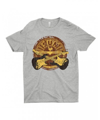 Sun Records T-Shirt | Crossed Guitars Logo Shirt $8.98 Shirts