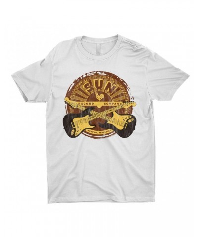 Sun Records T-Shirt | Crossed Guitars Logo Shirt $8.98 Shirts