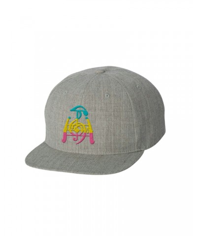 Mihali Heather Grey Flat Bill Snapback Hat $16.40 Hats