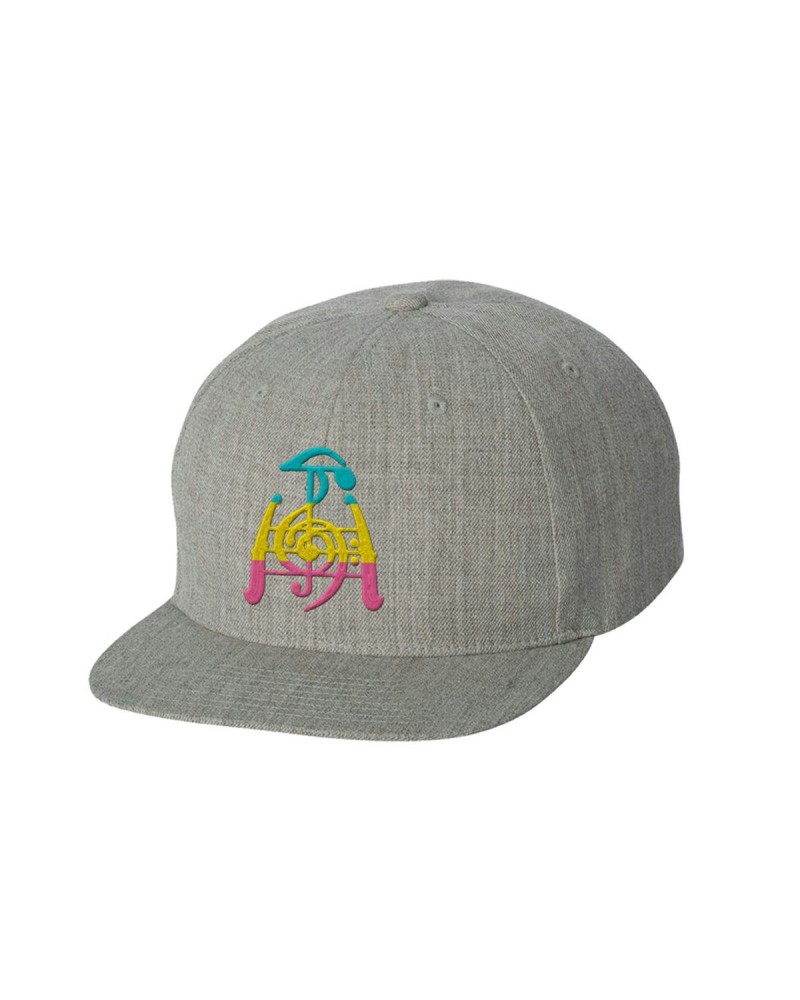 Mihali Heather Grey Flat Bill Snapback Hat $16.40 Hats