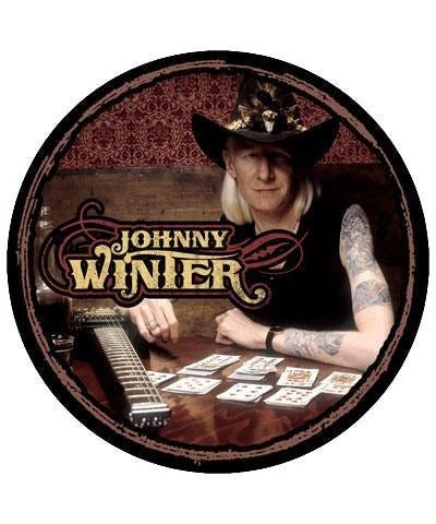 Johnny Winter Photo Button $0.72 Decor