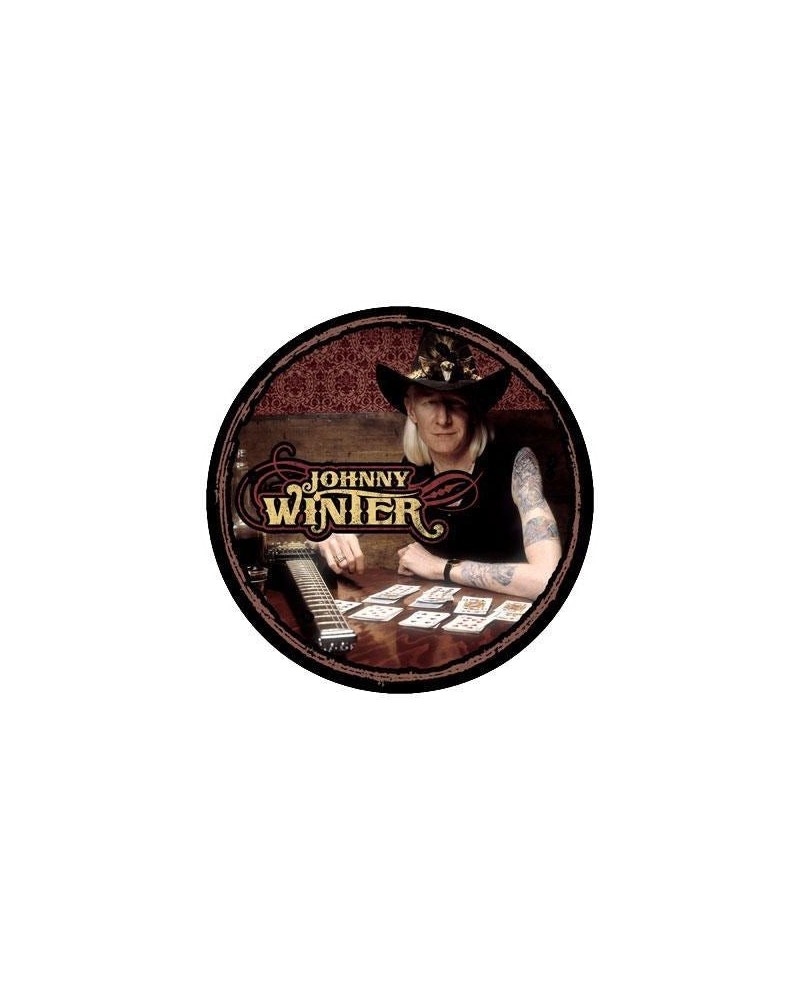 Johnny Winter Photo Button $0.72 Decor