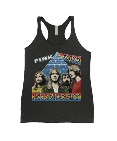 Pink Floyd Ladies' Tank Top | Dark Side Of The Moon In Concert Distressed Shirt $13.03 Shirts