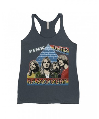 Pink Floyd Ladies' Tank Top | Dark Side Of The Moon In Concert Distressed Shirt $13.03 Shirts