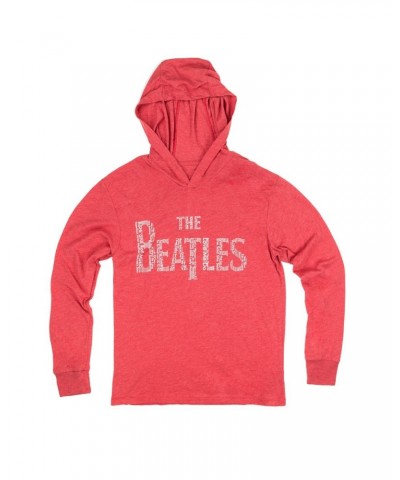 The Beatles Song Titles Logo Hoodie $28.80 Sweatshirts