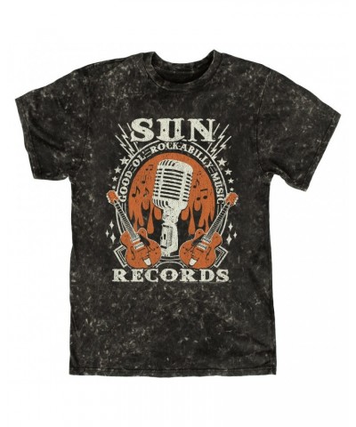 Sun Records T-shirt | Good Ol' Rockabilly Music Distressed Mineral Wash Shirt $9.88 Shirts