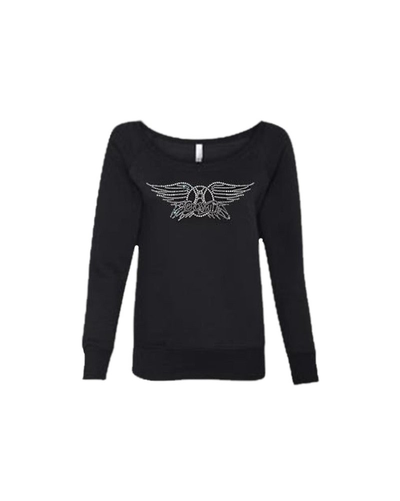 Aerosmith Women's Bling Slouchy Sweater $29.38 Sweatshirts